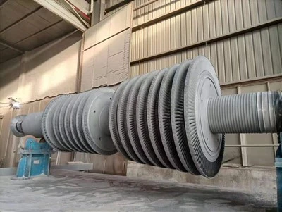 Rotora bloks 160MW tvaika turbīnai